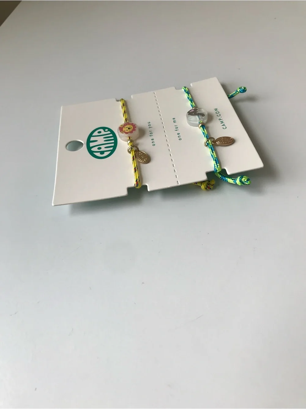 CAMP Charm Bead Braided Friendship Bracelet Set NWT
